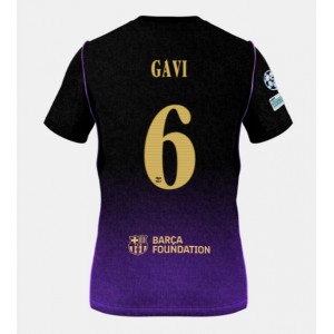 Barcelona Paez Gavi #6 Jalkapallovaatteet Vieraspaita 2026-27 Lyhythihainen